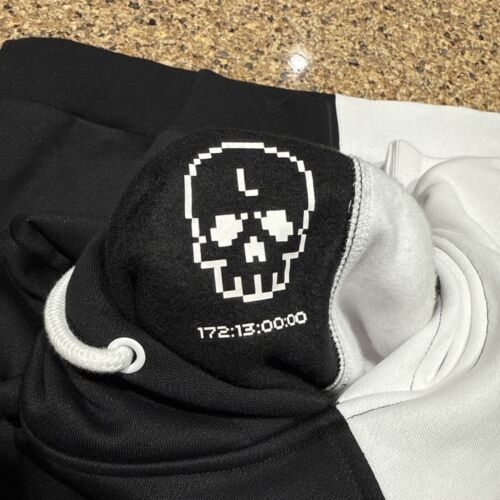 NEW Unus Annus Black And White Split Urban Hoodie Exclusive rare YouTube merch
