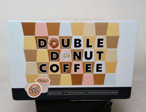 Double Donut Decaf Dark Roast Coffee Keurig K Cups - 80 Count, Best By 4/26