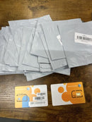 45 New AT&T Full Size (mini) SIM Cards CLEAN SKU 40952 Fits all brands 45 total