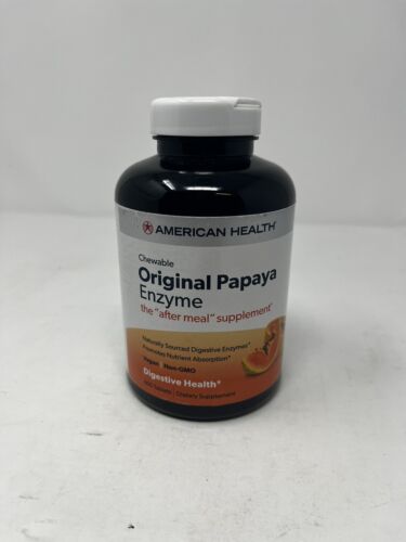 American Health Original Papaya Enzyme, 600 Chewable Tablets