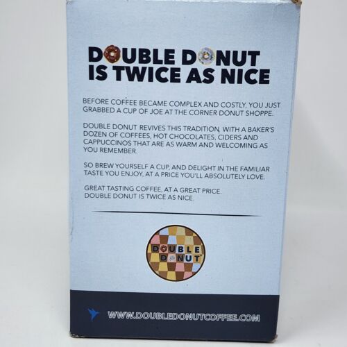Double Donut Decaf Coffee Pods Donut Shop Compatible with Keurig (48 Pods)
