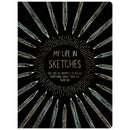 Piccadilly My Life in Sketches  Guided Sketch Journal  7.3 X 9.7   204 Pages  Black