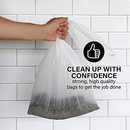 Pet Zone Universal No-Touch 12 Count Cat Litter Bags & Waste Bag