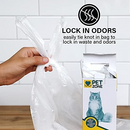 Pet Zone Universal No-Touch 12 Count Cat Litter Bags & Waste Bag