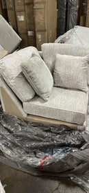 Ashley Furniture sectional corner piece beige couch with cushions seat sofa