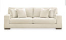 Ashley Furniture Maggie Sofa 96” wide white sofa couch with cushions