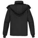 CAMEL CROWN Men's Mountain Snow Waterproof Ski Jacket Detachable Hood Windproof Fleece Parka Rain Jacket Winter Coat Black 2XL - Like New
