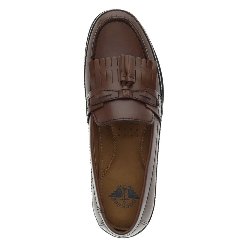 Dockers Men's Sinclair Kiltie Loafer,Antique Brown,11 M US
