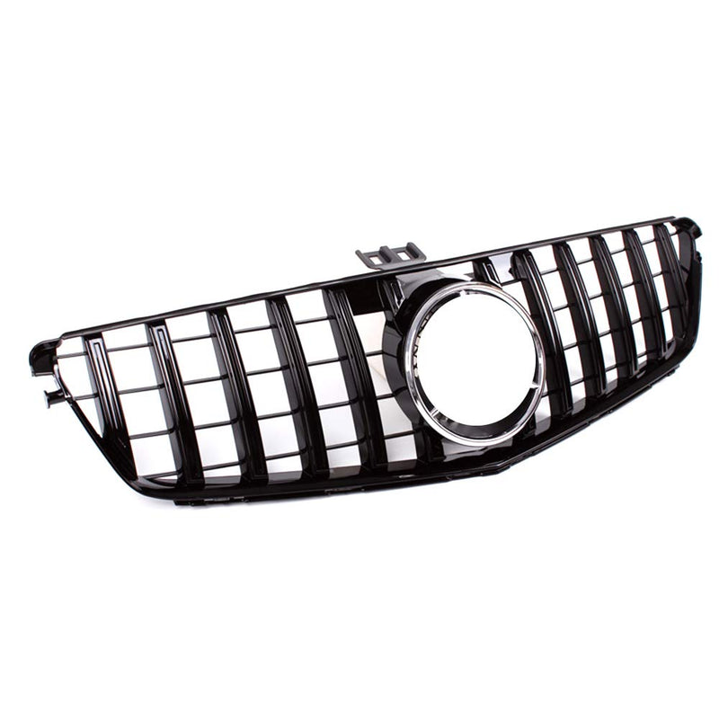 GT style Front Grill Grille For Mercedes-Benz C Class W204 C200 C230 C300 C350 2008-2014 (Black)