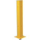 Vestil GR-H2R-DI-TP42-YL Steel Drop In Tubular Guard Rail Post 42 In. Length Yellow