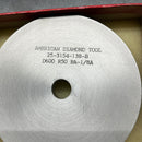American Diamond Tool Diamond Grinding Wheel D600 R50 BA-1/8A