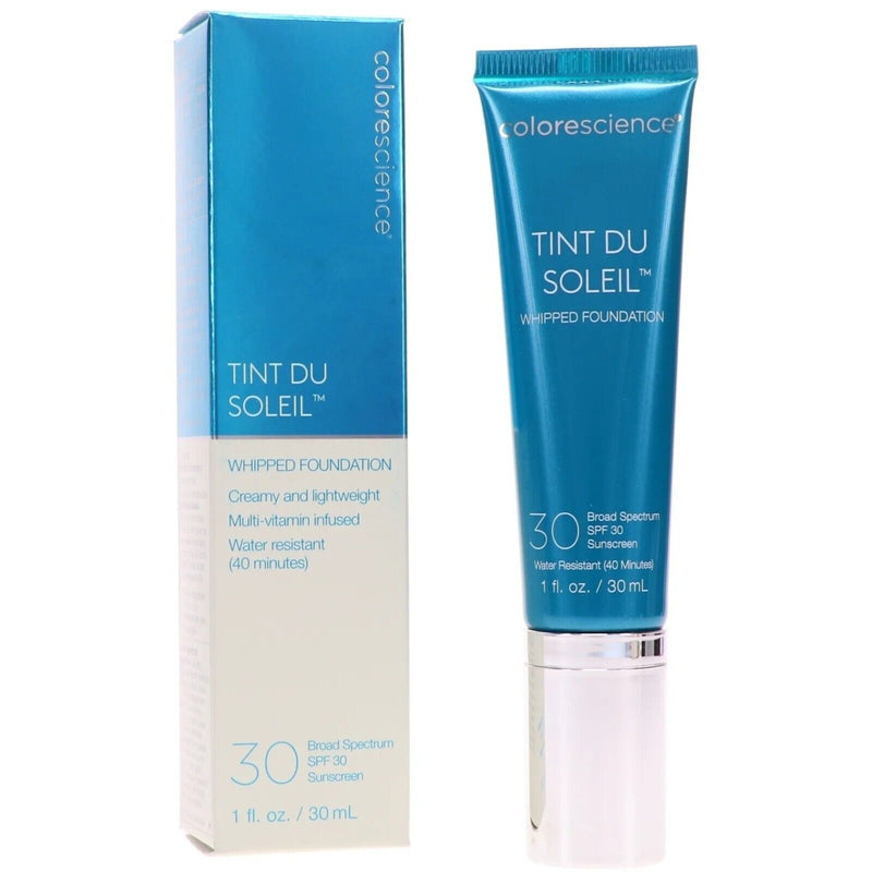 2 Skin Care Colorescience Tint Du Soleil 1 oz Light Whipped Foundation SPF 30