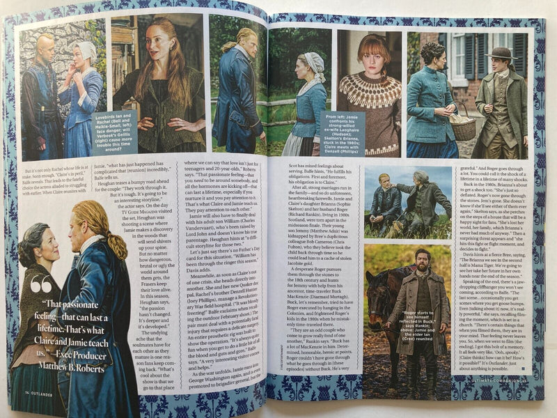 OUTLANDER 2024 TV GUIDE Special CAITRIONA BALFE & SAM HEUGHAN / NEW