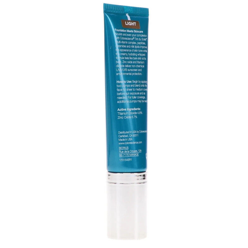 2 Skin Care Colorescience Tint Du Soleil 1 oz Light Whipped Foundation SPF 30