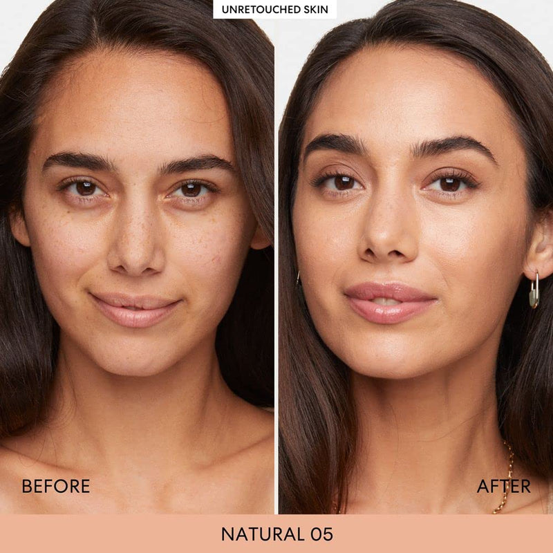 bareMinerals Complexion Rescue Tinted Moisturizer Natural Pecan 05 for Face with SPF 30 + Hyaluronic Acid, Hydrating Tinted Mineral Sunscreen for Face, Skin Tint