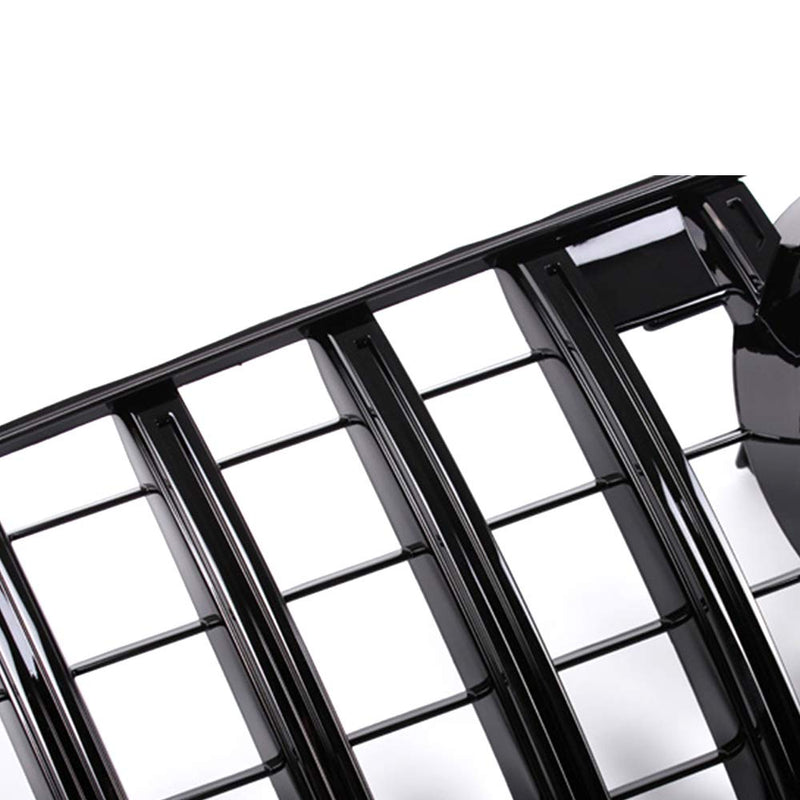 GT style Front Grill Grille For Mercedes-Benz C Class W204 C200 C230 C300 C350 2008-2014 (Black)