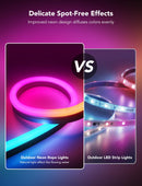 Govee Outdoor Neon Rope Lights, 32.8ft RGBIC IP67 Waterproof Halloween Decorations with 64 Scene Modes, Music Sync, Flexible LED Outdoor Lights, Halloween Lights Work with Alexa, Google Assistant