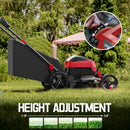 PowerSmart Electric Cordless Lawn Mower 17" 40V, 3-in-1 Brushless Push Lawn Mower, Lightweight, Foldable Handles - Very Good
