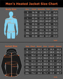 Venustas Men's Heated Jacket with Upgrade Battery, Warmer Windbreaker, Softshell Heated Coat Up to 12H Runtime For Outdoor  (Black, L) - Like New