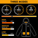 Bodychum Heated Jackets for Men with Battery Pack Included Men's Winter Puffer Jacket Outwear Electric Heating Coat (S) - Like New