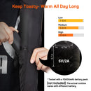 DR.PREPARE Heated Vest, XXL Unisex Winter Hooded Heated Vests Outerwear for Men Women, Lightweight USB Electric Heated Clothing Vest with 3 Heating Levels, Adjustable Size (Battery Pack Not Included) - Very Good