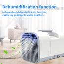 Coplax Portable Air Conditioner,Fast Cooling Air Conditioners Dehumidifier, 5100BTU AC 600W Power Consumption Portable Mini Air Conditioner for Camping Tent, RV, Car, Truck, Van and Fishing(AC ONLY) - Like New