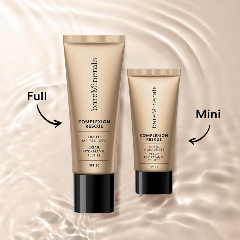 bareMinerals Complexion Rescue Tinted Moisturizer Buttercream 03 for Face with SPF 30 + Hyaluronic Acid, Hydrating Tinted Mineral Sunscreen for Face, Skin Tint, Vegan