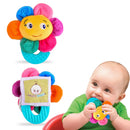 Flower Wristy Buddy Teething Ring for Babies
