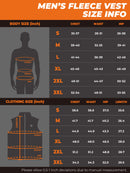 ORORO Men's Heated Vest with Battery, Lightweight Heating Fleece Vest  (Black, L) - Like New