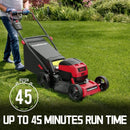 PowerSmart Electric Cordless Lawn Mower 17" 40V, 3-in-1 Brushless Push Lawn Mower, Lightweight, Foldable Handles - Very Good