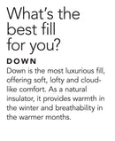 Hotel Collection European White Goose Down Heavyweight King Comforter, Hypoallergenic UltraClean Down