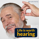 Audien ATOM PRO 2 Wireless Rechargeable OTC Hearing Aid, Premium Comfort Design and Nearly Invisible - Like New