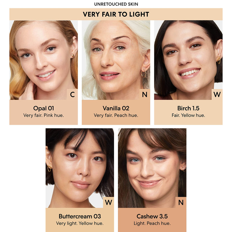 bareMinerals Complexion Rescue Tinted Moisturizer Buttercream 03 for Face with SPF 30 + Hyaluronic Acid, Hydrating Tinted Mineral Sunscreen for Face, Skin Tint, Vegan