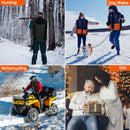 DR.PREPARE Heated Vest, XXL Unisex Winter Hooded Heated Vests Outerwear for Men Women, Lightweight USB Electric Heated Clothing Vest with 3 Heating Levels, Adjustable Size (Battery Pack Not Included) - Very Good