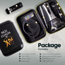 Hok Clouds Xtra Electronic Shisha - Portable Electric Hookah Set with Hose, Pipe, Mouthpiece, Pod, Coils, Cleaning Tools, Carrying Case, Rechargeable Battery - Easy Assembly, No Coal Needed - (Gold) - Very Good