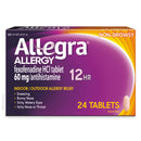 Allegra Adult Non-Drowsy Antihistamine Tablets for 12-Hour Allergy Relief, 60 mg, 24 Count