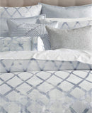 Hotel Collection Dimensional King Duvet Cover Blue - Like New