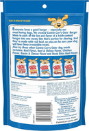 4.5oz Canine Carry Outs Burger Minis Dog Snacks, Beef Flavor