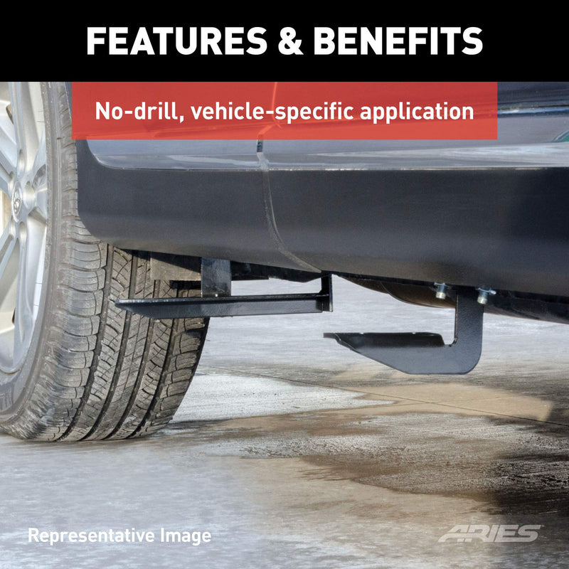 ARIES 2051120 Mounting Brackets for AeroTread Running Boards, Sold Separately