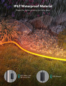 Govee Outdoor Neon Rope Lights, 32.8ft RGBIC IP67 Waterproof Halloween Decorations with 64 Scene Modes, Music Sync, Flexible LED Outdoor Lights, Halloween Lights Work with Alexa, Google Assistant