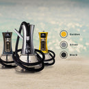Hok Clouds Xtra Electronic Shisha - Portable Electric Hookah Set with Hose, Pipe, Mouthpiece, Pod, Coils, Cleaning Tools, Carrying Case, Rechargeable Battery - Easy Assembly, No Coal Needed - (Gold) - Very Good