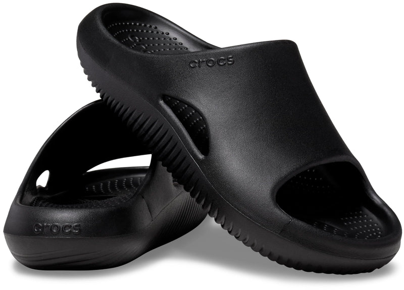 Crocs Unisex Mellow Slides Sandal Black Size 11 US Men slip on flipflop open toe