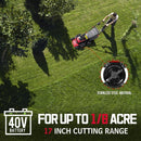 PowerSmart Electric Cordless Lawn Mower 17" 40V, 3-in-1 Brushless Push Lawn Mower, Lightweight, Foldable Handles - Very Good