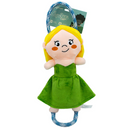 HUGSMART Rope Fun Princess Durable Tug and Crinkle Toy