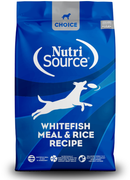 NutriSource Choice Whitefish Meal & Rice Dry Dog Food 5LB