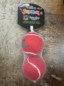 Spunky Pup Medium Squeak Tennis Balls 2pk