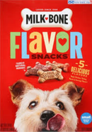 Milk-Bone Flavor Snacks Small Dog Biscuits, Flavored Crunchy Dog Treats, 17 Oz. Box