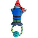 Pronk! Garden Gnome Bird-Holding Squeaky Rope Dog Toy, Pet Supply for Dogs