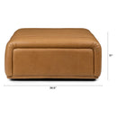 Sefto 39.5" Leather Ottoman - Taos Tan accent design furniture from Article BRAND NEW