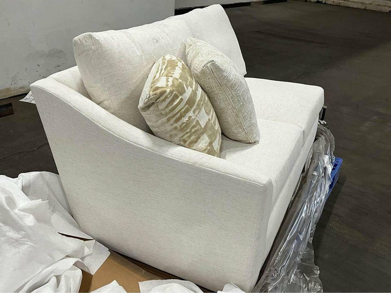 Huntington House Left Arm Loveseat White with 2 cushions